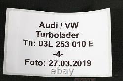 03L253010E F Audi VW Golf 2.0TDI 170PS Cfgb Touran Cfja B Exhaust Turbo