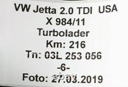 03l253056 X Turbocharger Turbo Charger Vw Beetle Jetta Golf 6 VI 2.0tdi Jaa
