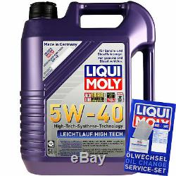 Filter Review Liqui Moly Oil 5l 5w-40 Vw Golf IV 1j1 1j5 1j2 1.9 Tdi
