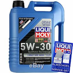Revision On Oil Filters Liqui Moly 7l 5w-30 Audi Q5 8r Sq5 Quattro Tdi