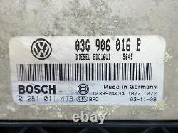 Volkswagen Golf 5 1.9 Tdi Engine Calculator Bosch 0281011478 03g906016 B
