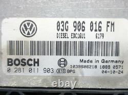 Volkswagen Golf 5 2.0 Tdi Kit Engine Calculator 0281011903 03g906016 Fm