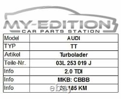 Audi A3 A4 8K A5 A6 4G Q5 Tt Volkswagen Golf Seat Skoda 2.0TDI Turbo